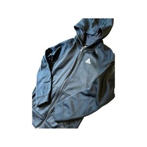 Size Youth 14/16 Boys Girls Climawarm Zip Up Hoodie Black